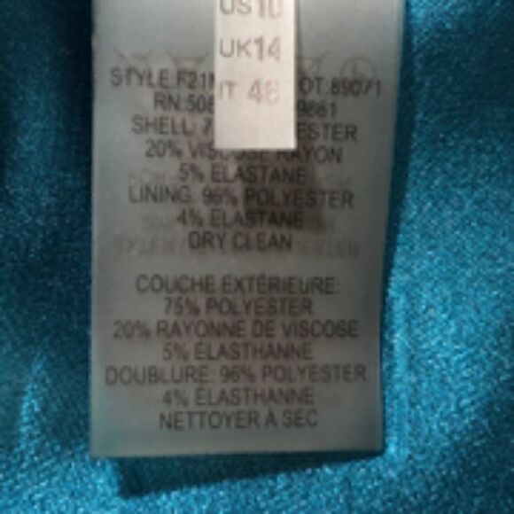 T Tahari Black 3 Button Blazer - Picture 5 of 5